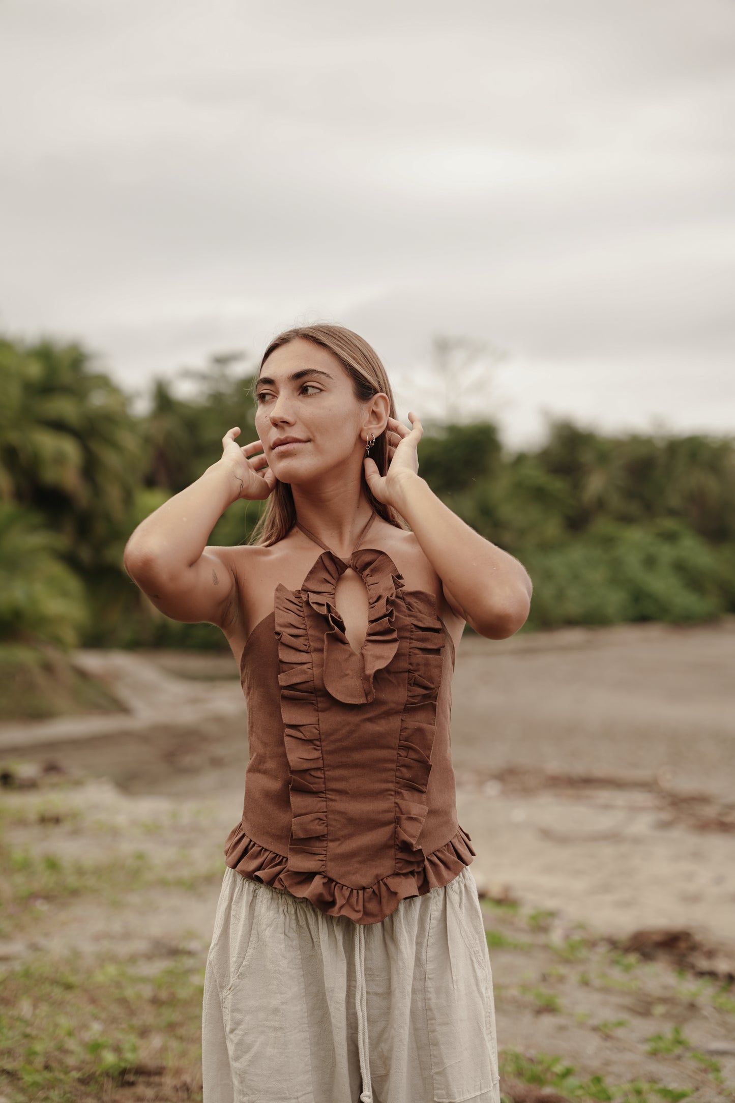 Top Napali - Chocolate Brown