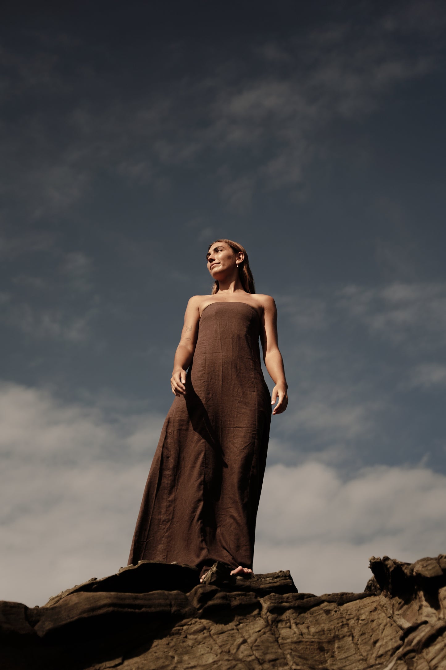 Petra Dress - Deep Brown