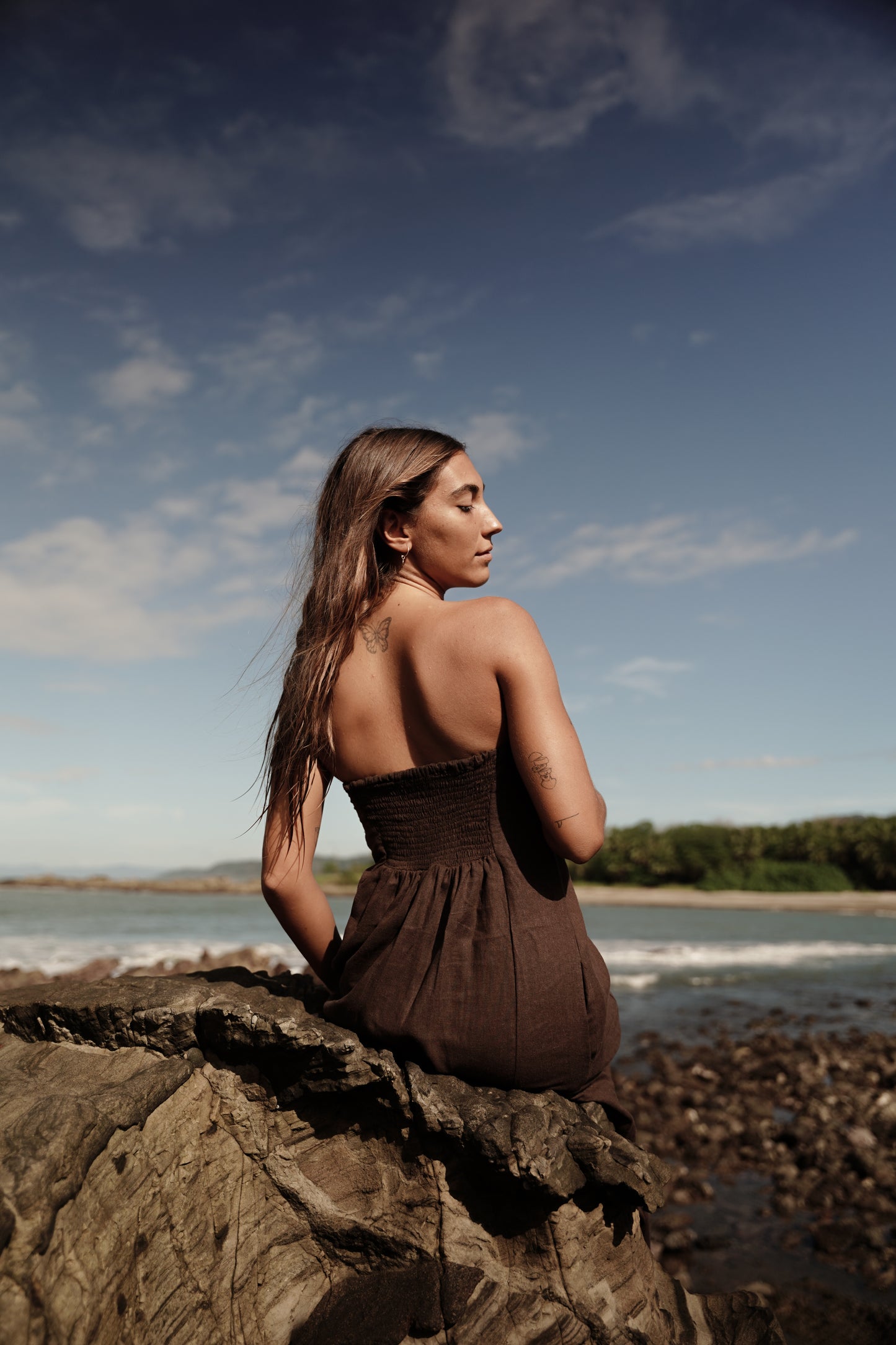 Petra Dress - Deep Brown