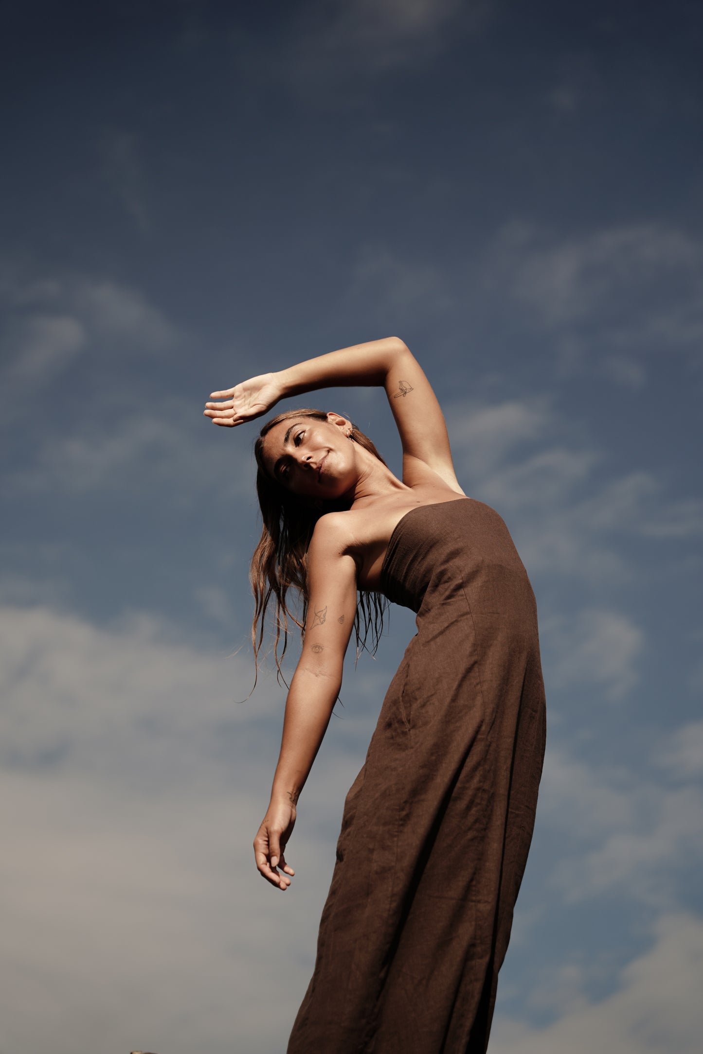 Petra Dress - Deep Brown