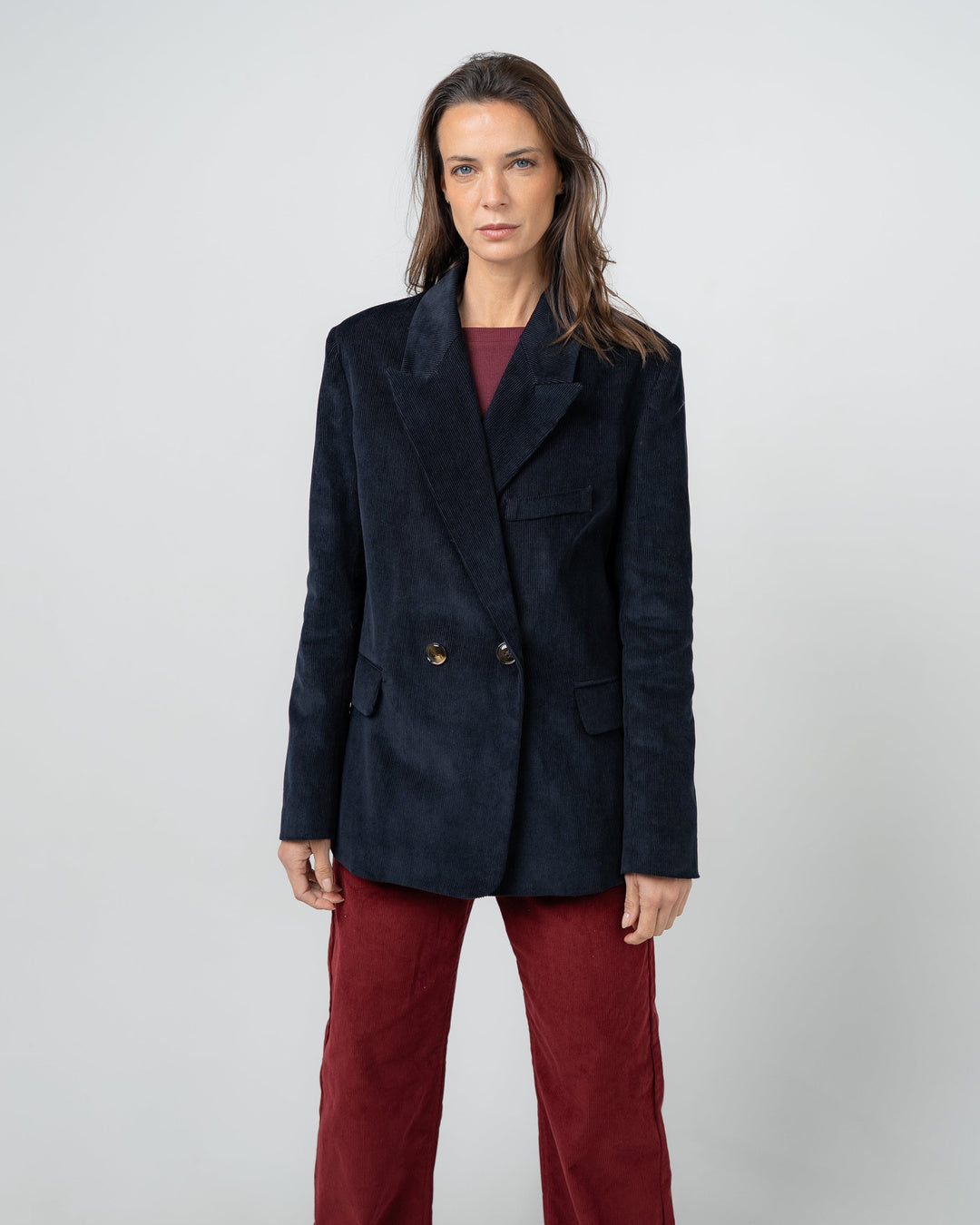 Blazer cotelé - Detalle producto Ochi and Co