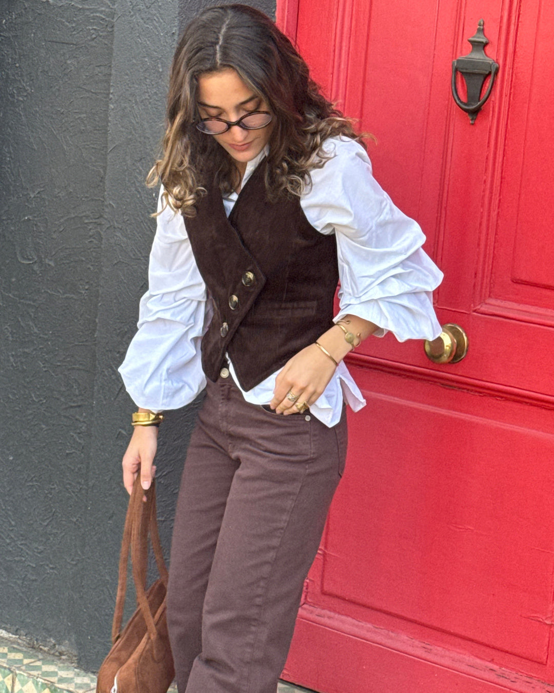 Vest cotelé - Vista lateral