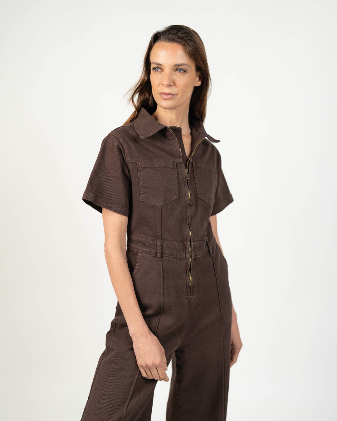 Enterito denim cafe - Detalle denim