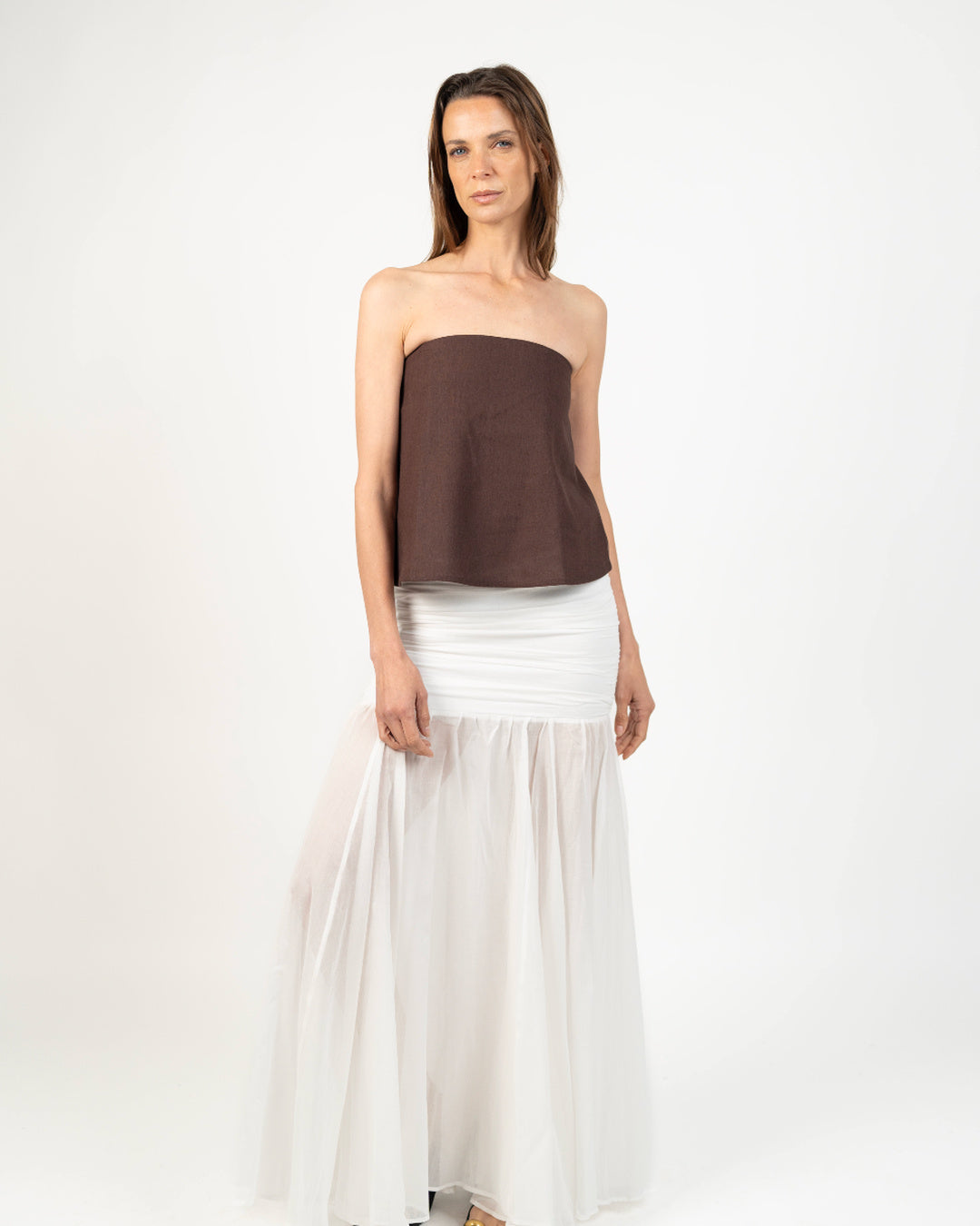 Falda quilla - Detalle de tela