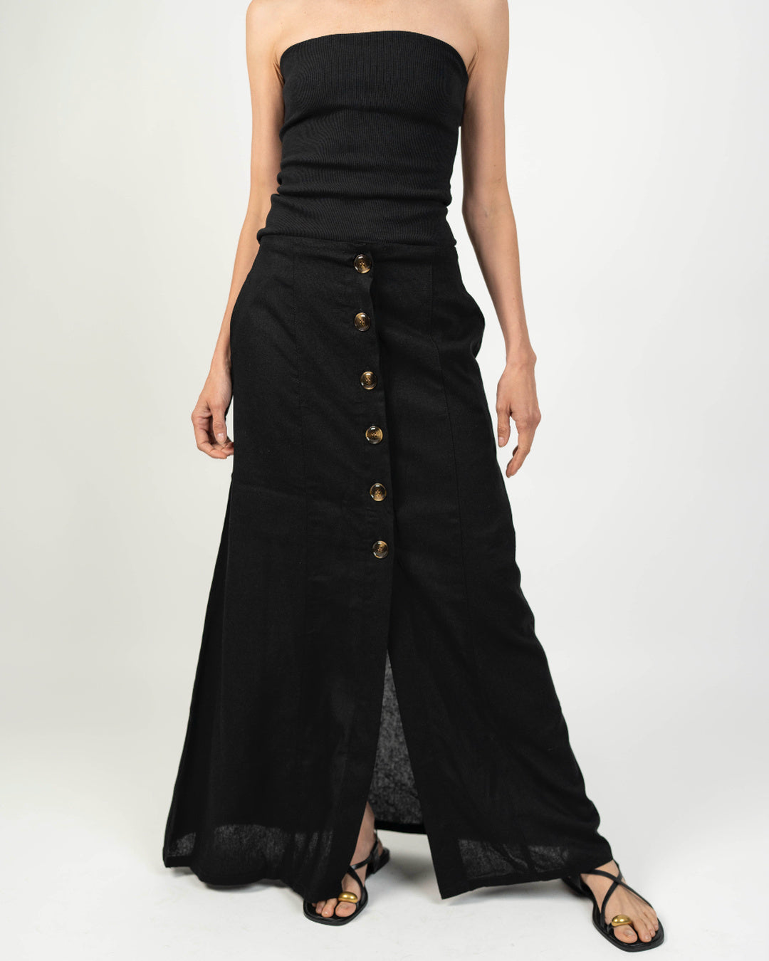 Falda lino - Detalle producto Ochi and Co