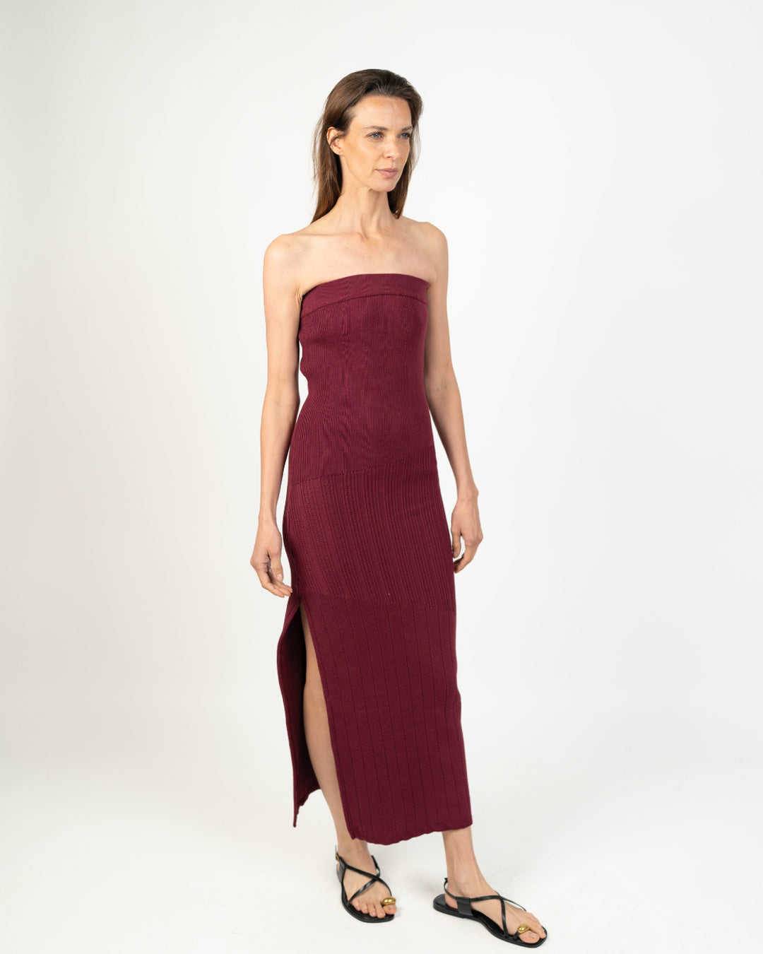 Vestido Tejido Strapless - Detalle producto Ochi and Co