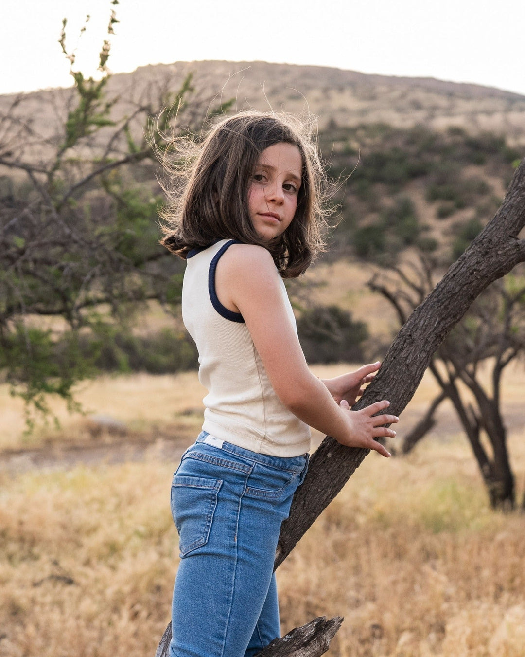 Little tank top color Crudo - Ochi and Co