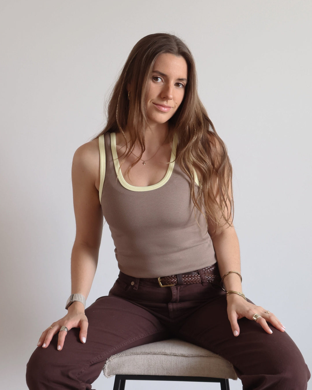 Tank top color Amarillo - Ochi and Co