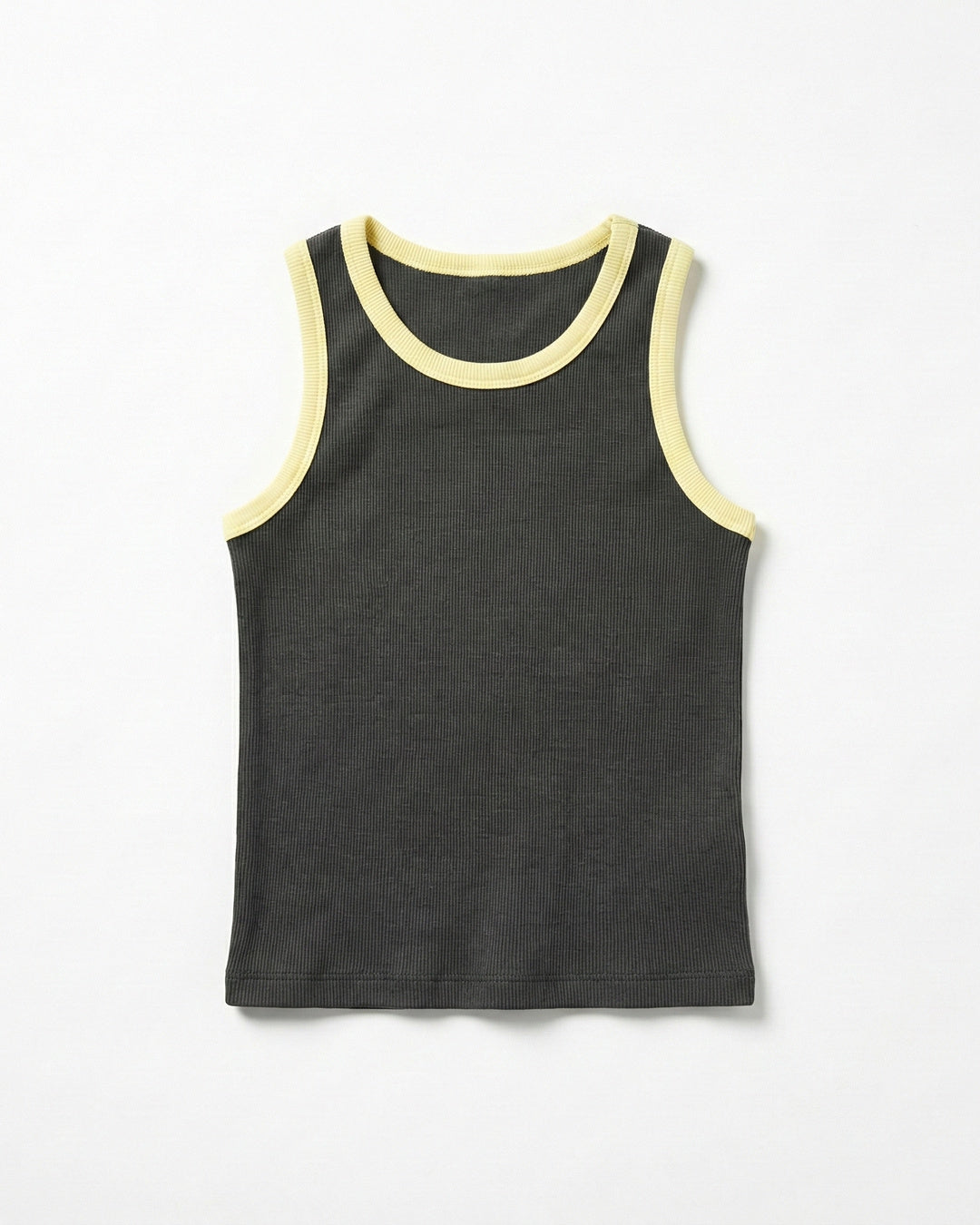 Little tank top color Amarillo - Vista trasera
