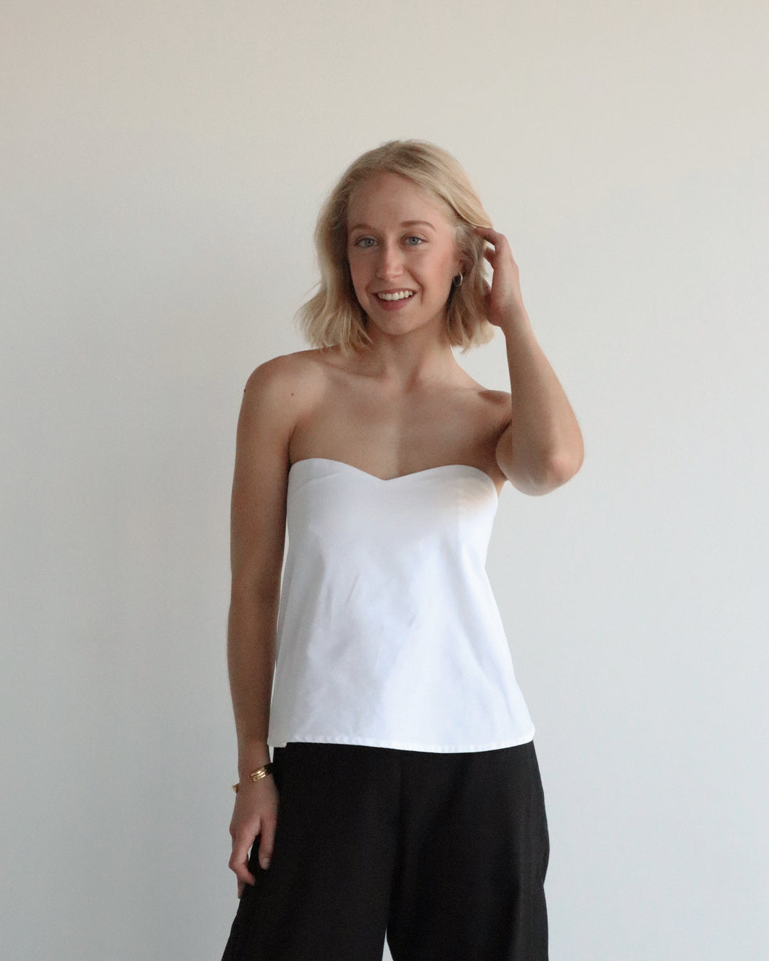 Top alaia color Crudo - Ochi and Co