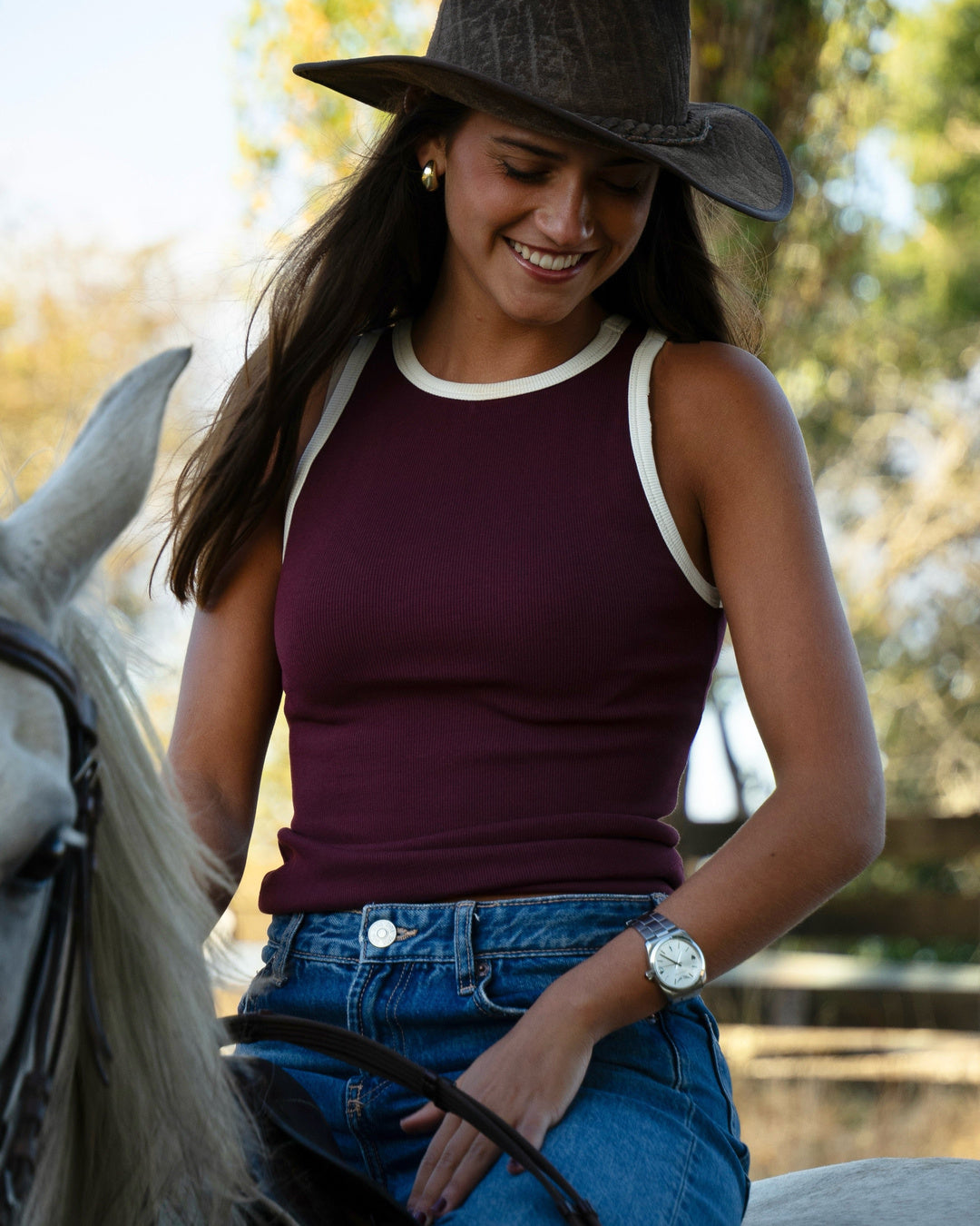 Tank top halter - Vista lateral