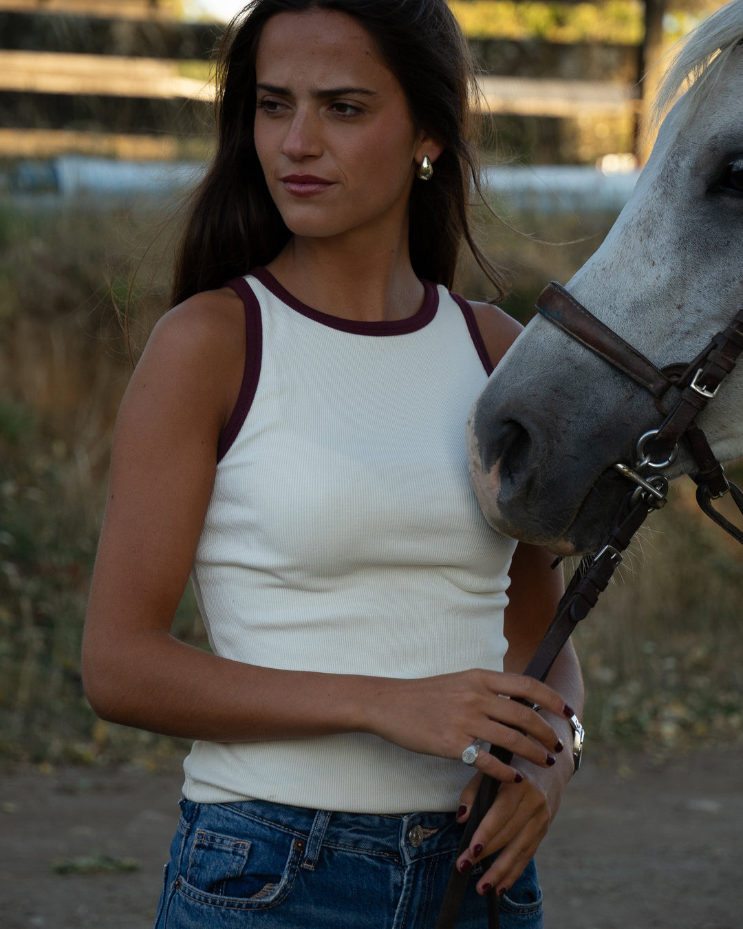 Tank top halter - Vista lateral