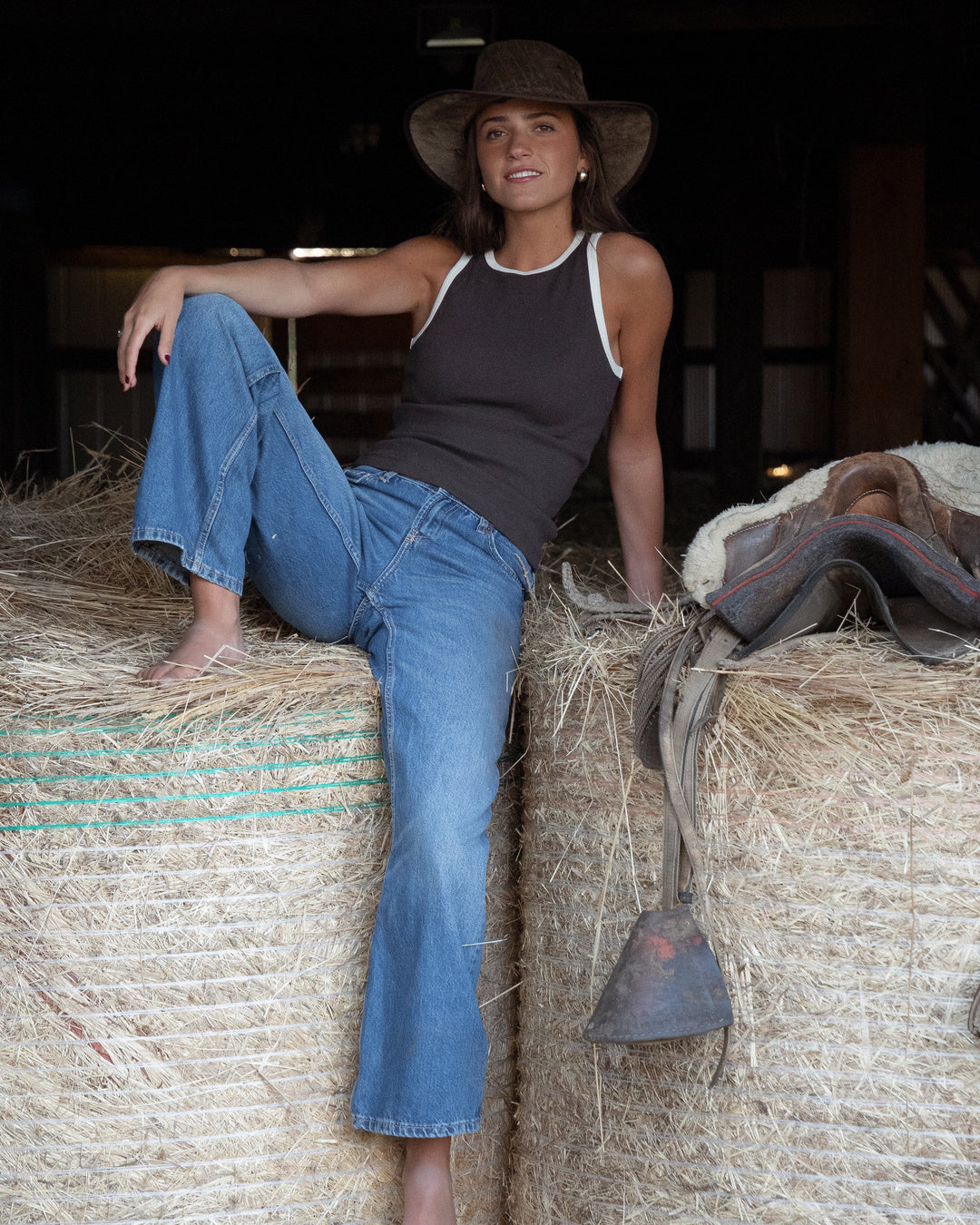 Tank top halter - Vista lateral