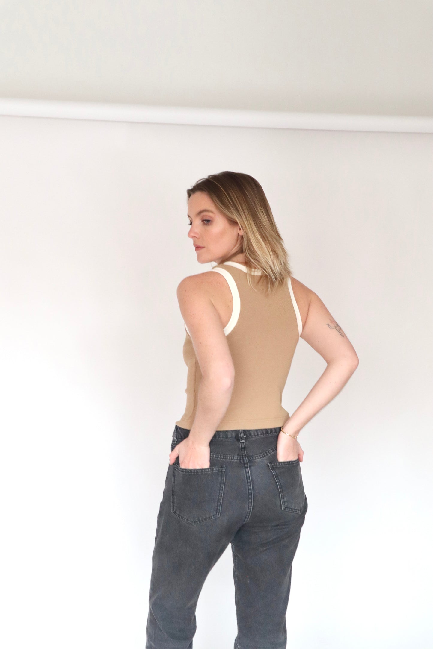 Tank Top Duo - Camel