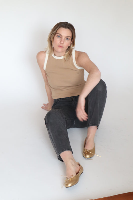 Tank Top Duo - Camel