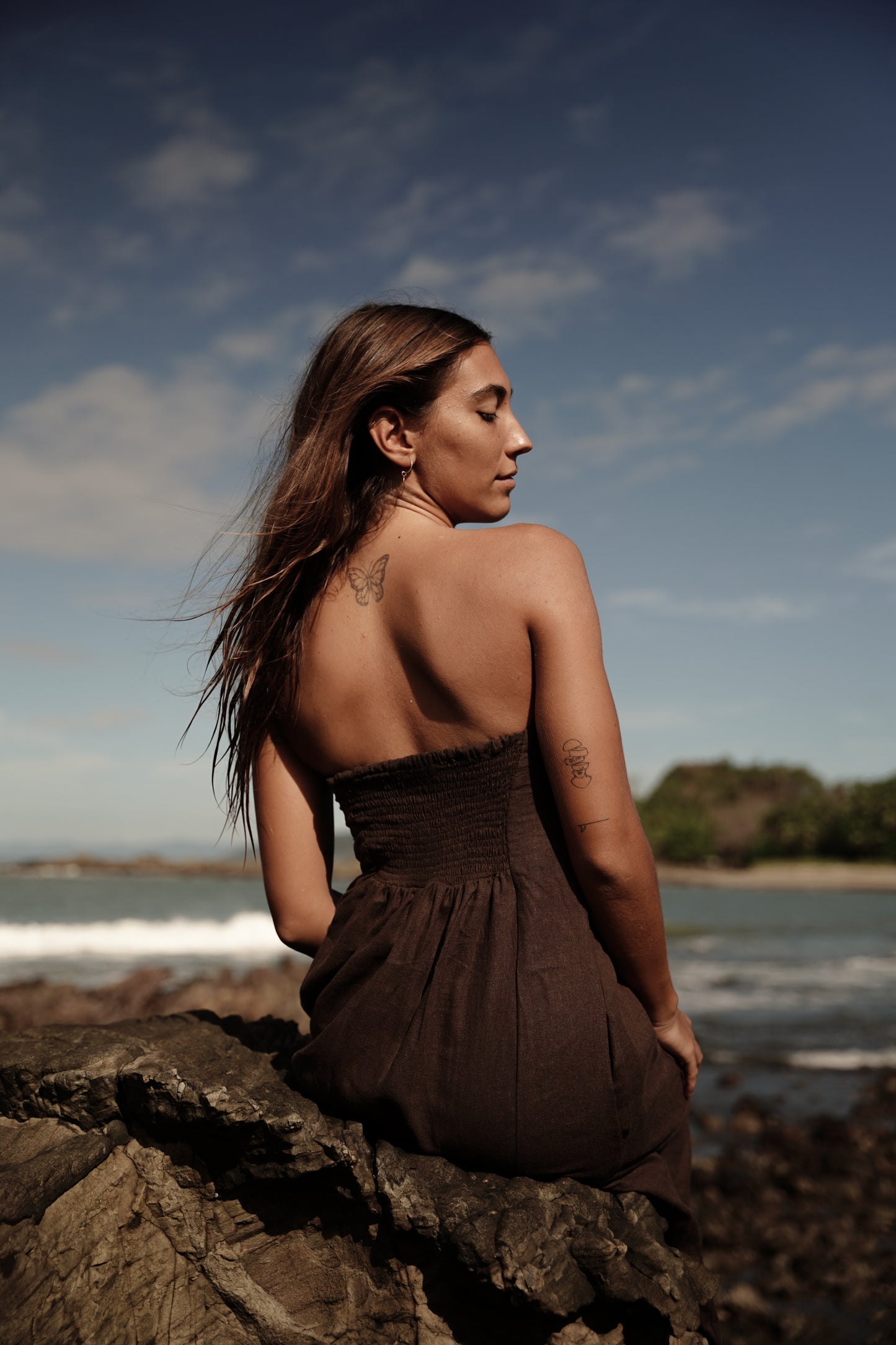 Petra Dress - Deep Brown
