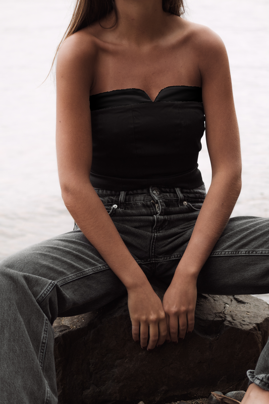 Zillah Top -  Full Black