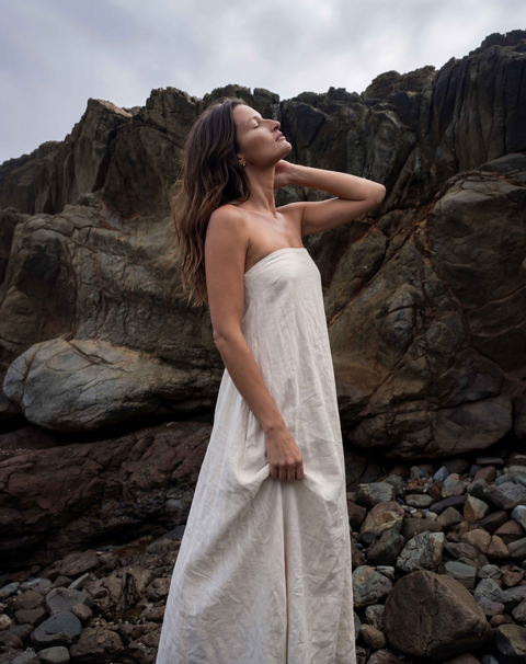 Vestido petra - Ivory