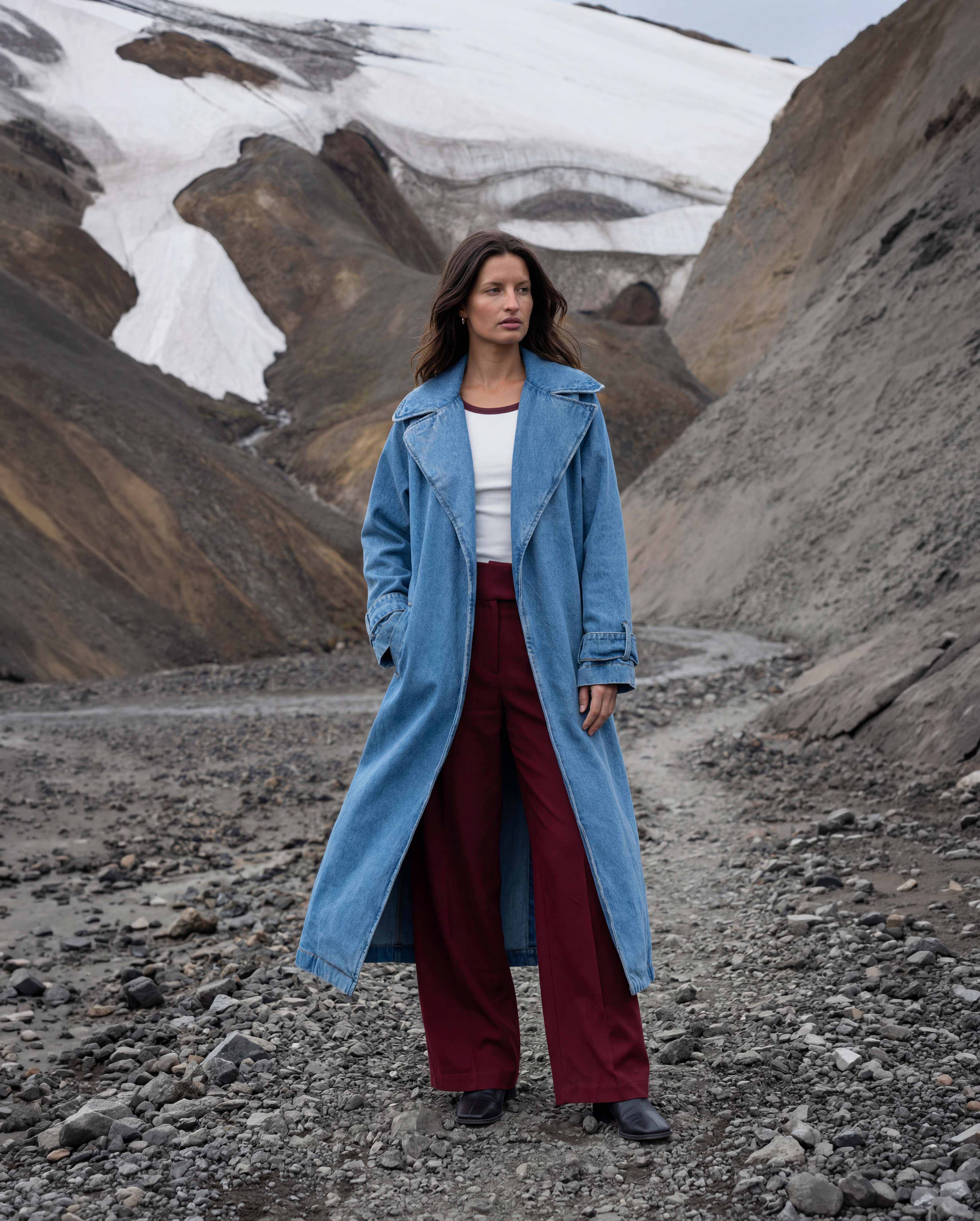 Trench Coat Denim | Ochi and Co – Ochi and co