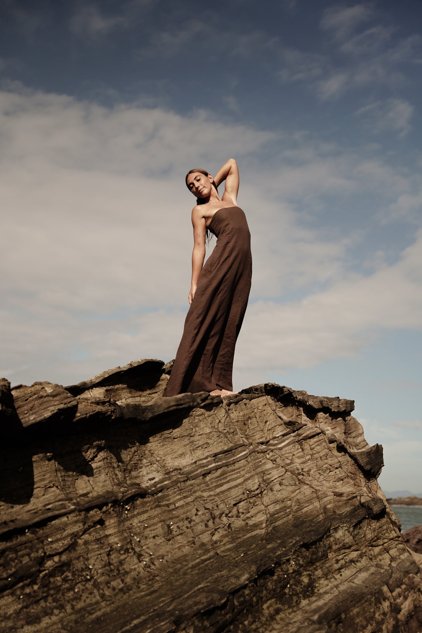 Petra Dress - Deep Brown