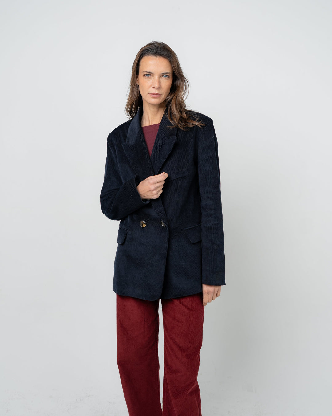 Blazer cotelé - Detalle producto Ochi and Co