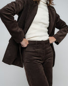 Blazer cotelé - Vista trasera