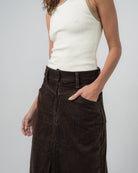 Falda cotelé - Look completo outfit