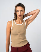 Tank top color Crudo - Ochi and Co
