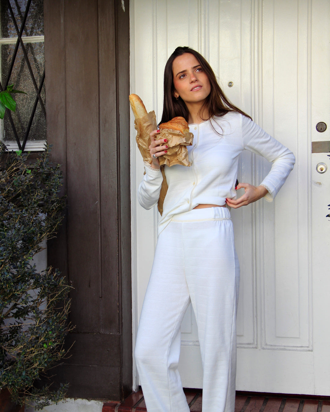 Pijama set - Detalle de tela