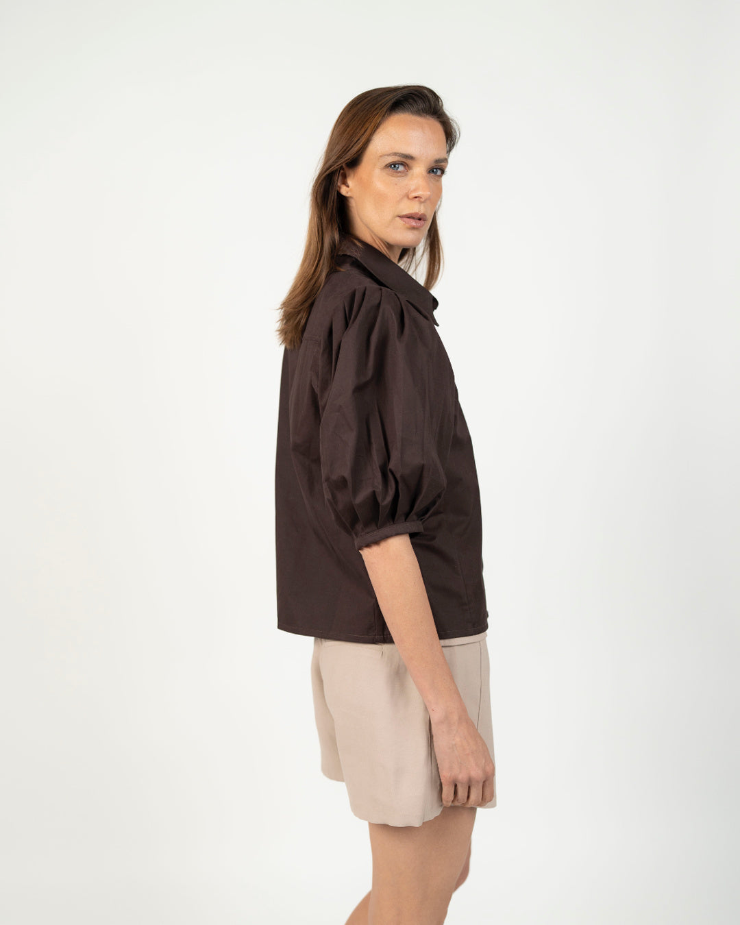 Blusa manga globo - Look completo outfit