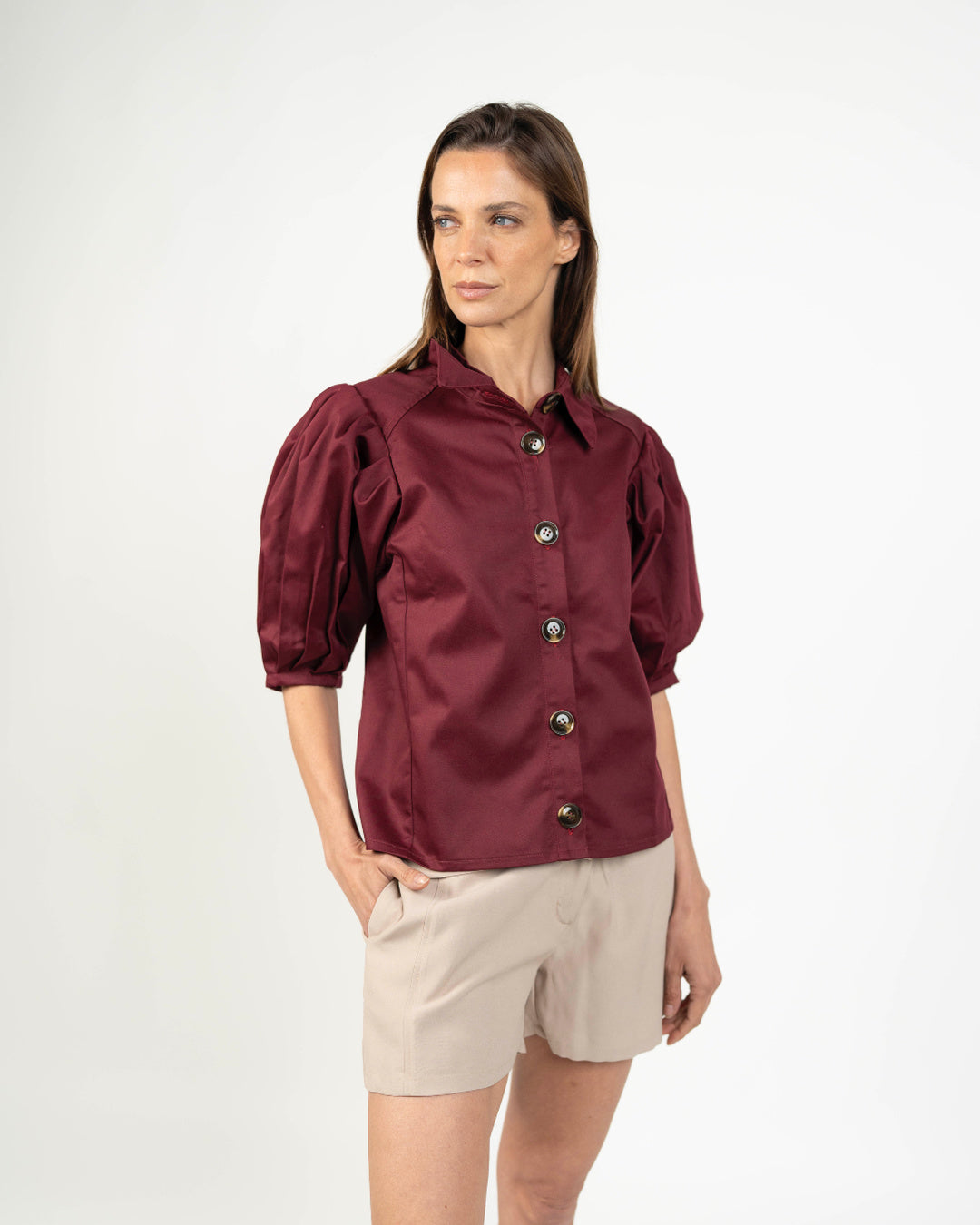 Blusa manga globo - Look completo outfit