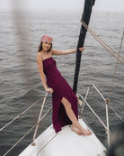 Vestido Tejido Strapless Ochi and Co | tejido artesanal