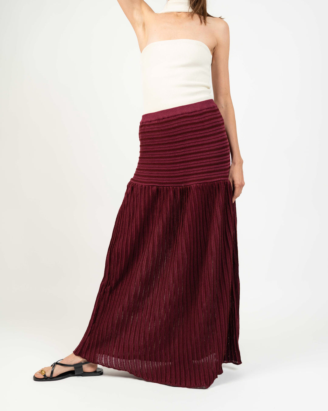 Falda tejida - Look completo outfit