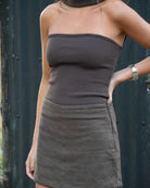 Short Pollera color Marrón - Ochi and Co