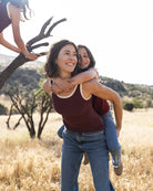 Little tank top color Crudo - Vista trasera