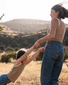 Little tank top color Crudo - Vista trasera