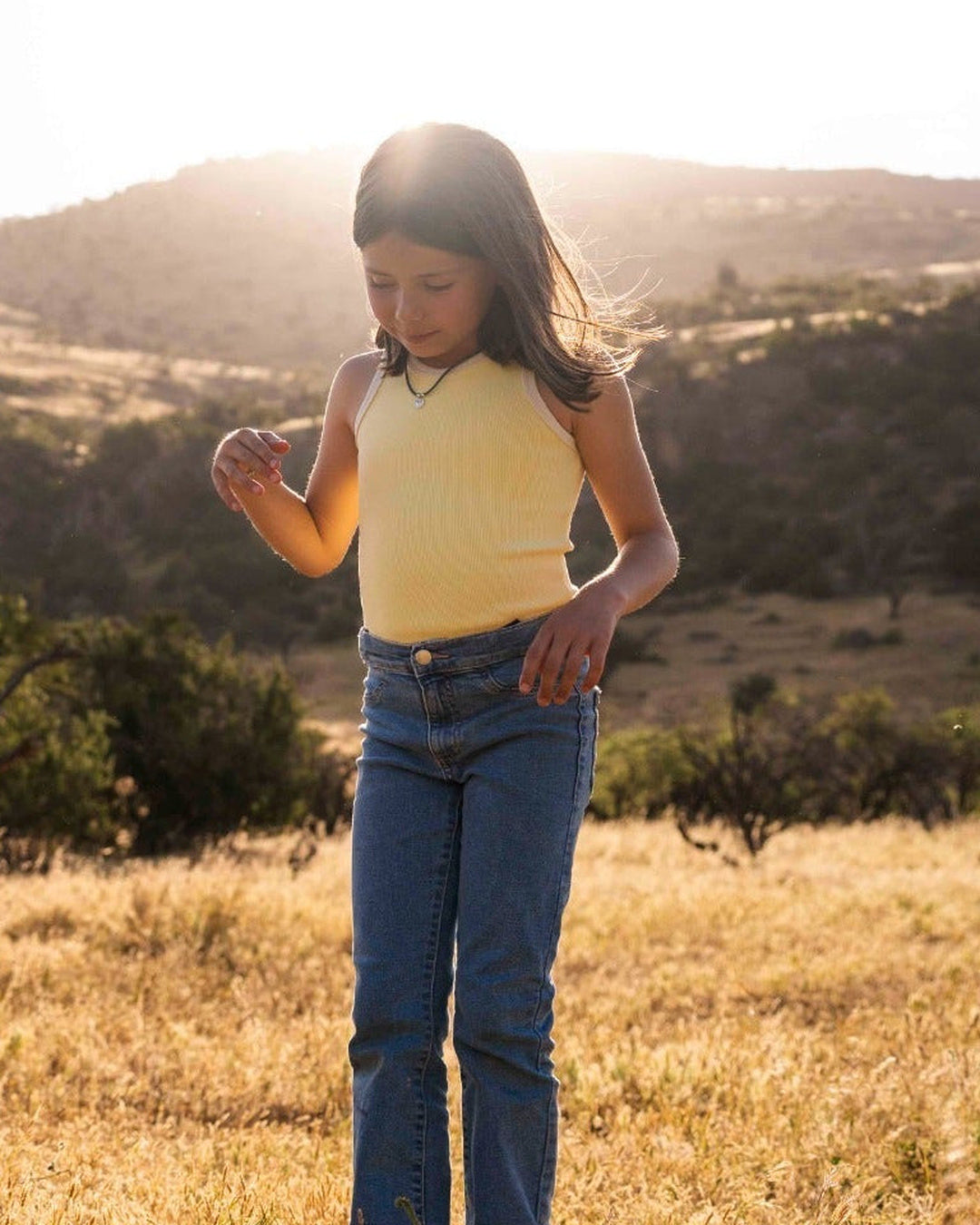 Little tank top - Detalle de tela