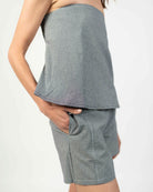 Rounded alaia vichy - Vista trasera