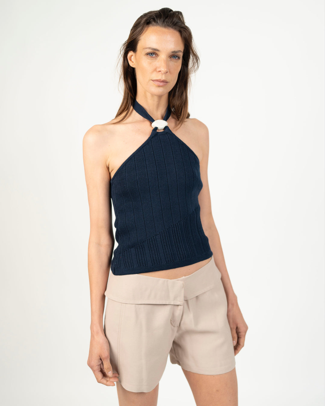 Top tejido - Detalle tejido artesanal