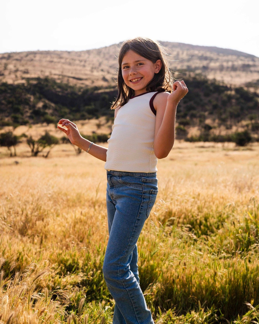 Little tank top - Detalle de tela