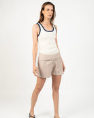 Tank top color Crudo - Vista trasera