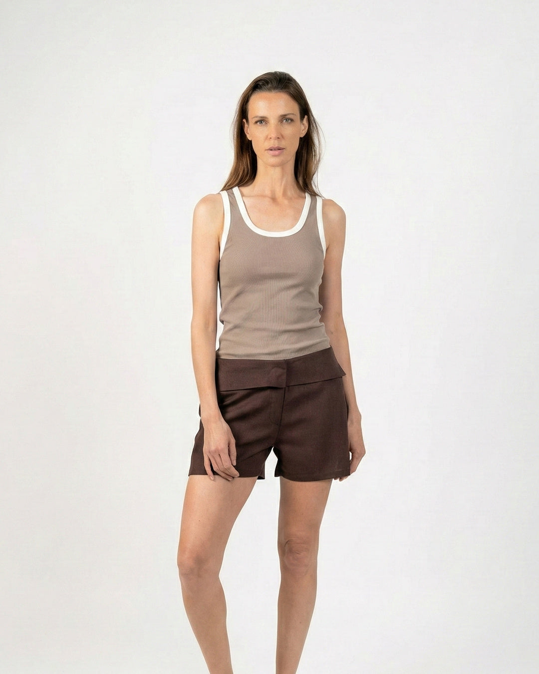 Tank top color Crudo - Ochi and Co
