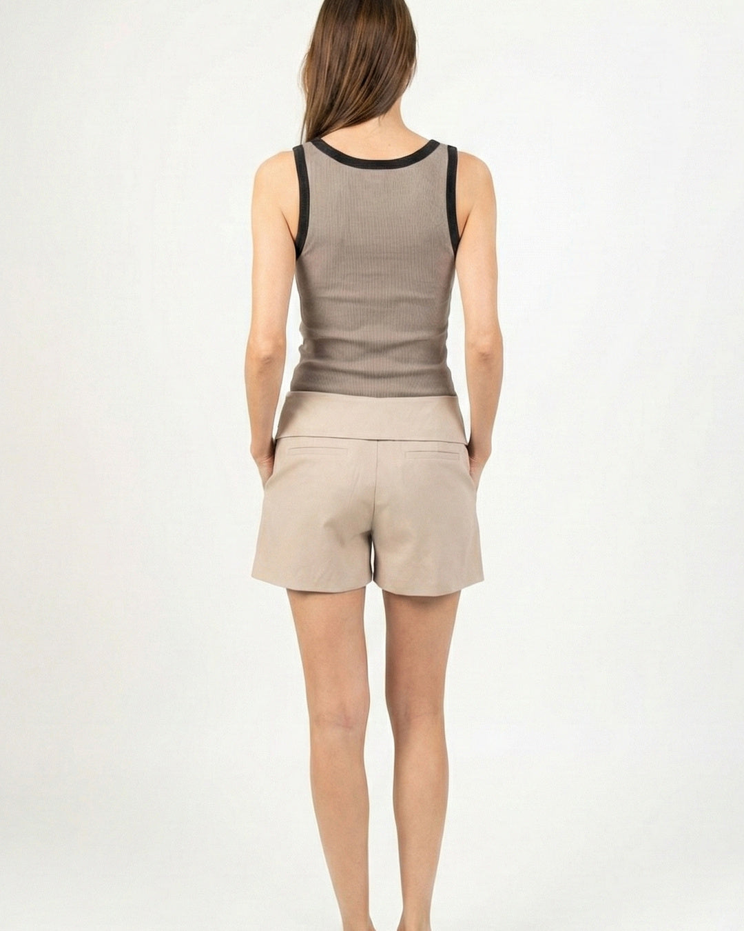 Tank top color Negro - Vista trasera