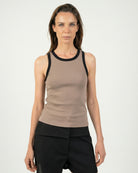 Tank top halter color Negro - Ochi and Co