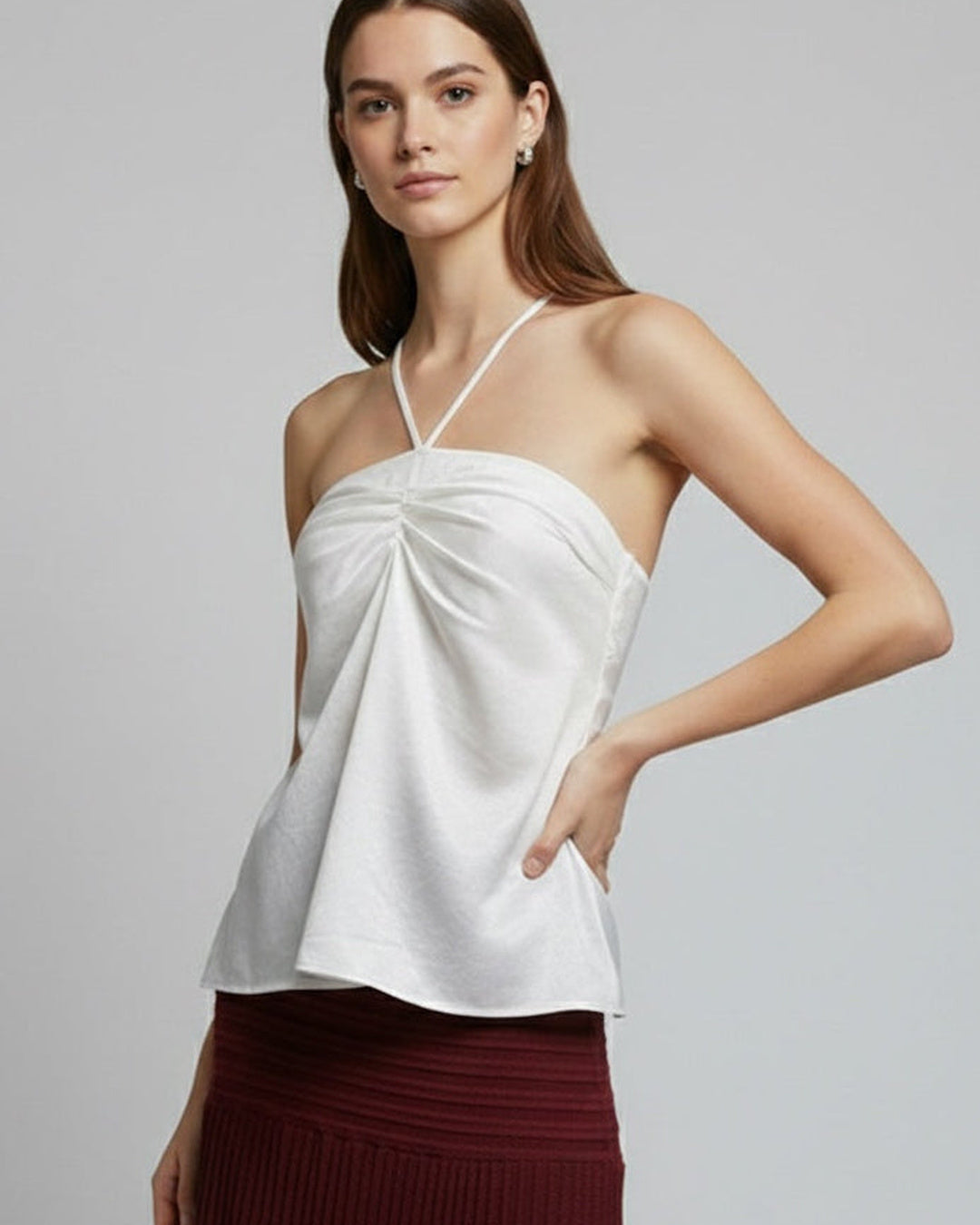 Top Fruncido - Detalle de tela