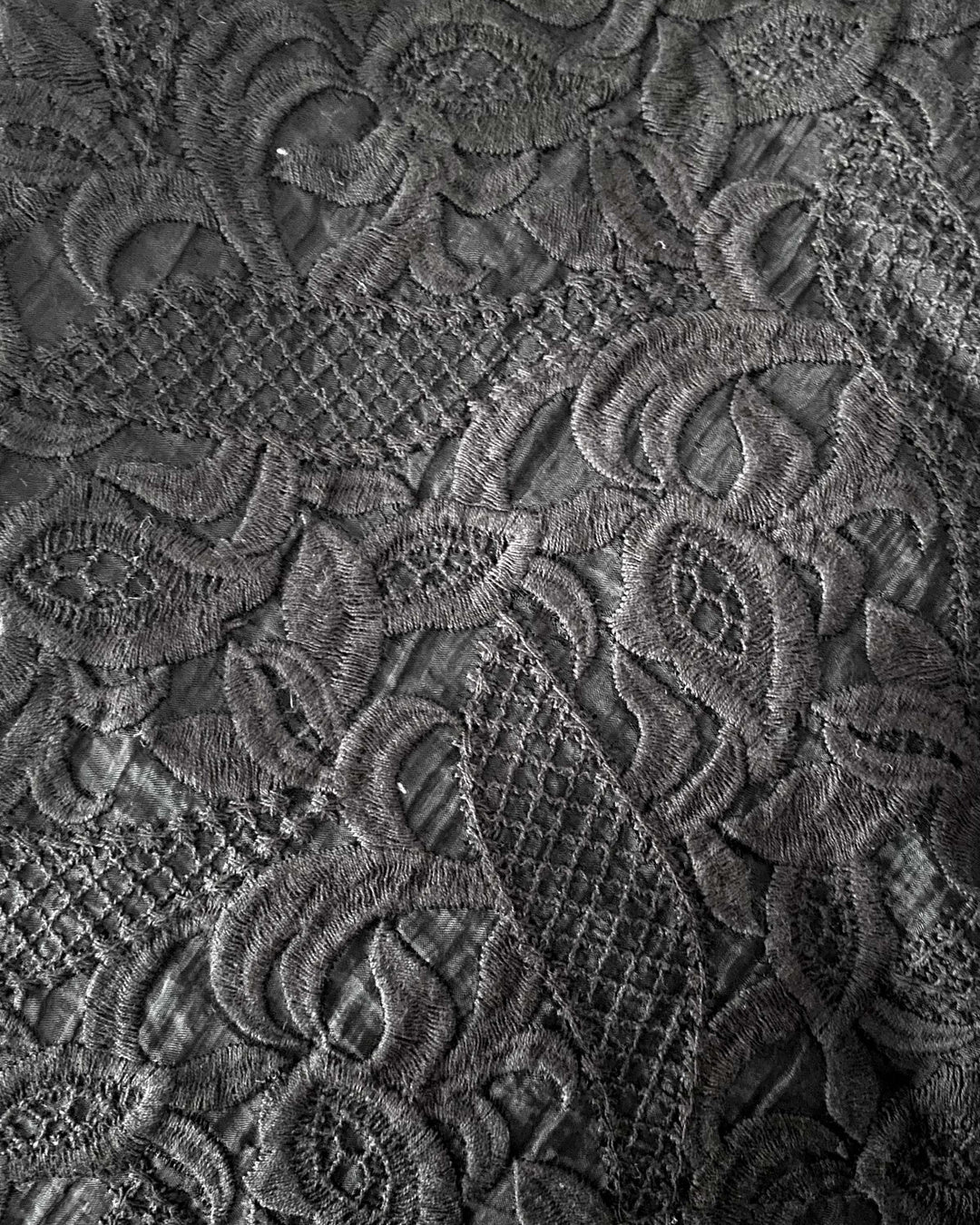 Falda volantes color Negro - Vista trasera