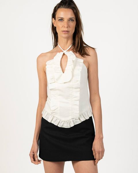 Top napali - Ivory / Crudo