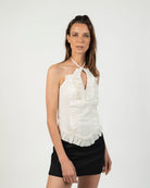 Top napali - Detalle de tela