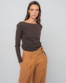 Polera rib manga larga - Detalle producto Ochi and Co