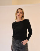 Polera rib manga larga - Detalle producto Ochi and Co